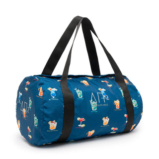 Borsa mare AM2 Absolute Mess poliestere stampato con zip sicura