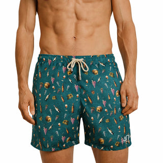 Costume mare uomo a pantaloncino AM2. Leggero, asciuga rapido e veste comodo. Stile italiano per vivere l’estate dentro e fuori dall’acqua.