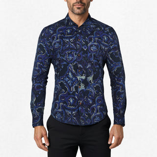 Camicia Maiolica Navy