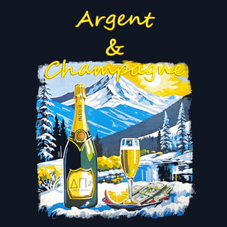 T-shirt Argent e Champagne