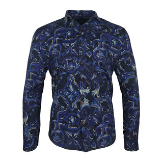 Camicia Maiolica Navy