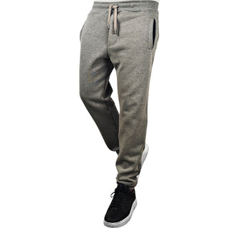 Pantalón de chándal gris jaspeado