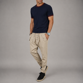Harper Navy Orange