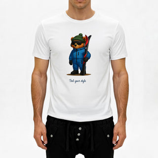 T-shirt Ski Bear
