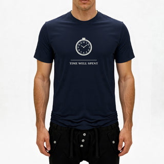 T-shirt uomo in cotone premium con stampa- AM2 Absolute Mess
